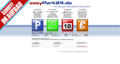 Desktop Screenshot of parken-frankfurt-flughafen.de